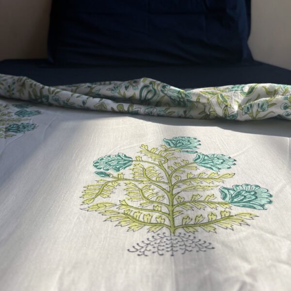 Bageecha Handblock Reversible Dohar - Image 2