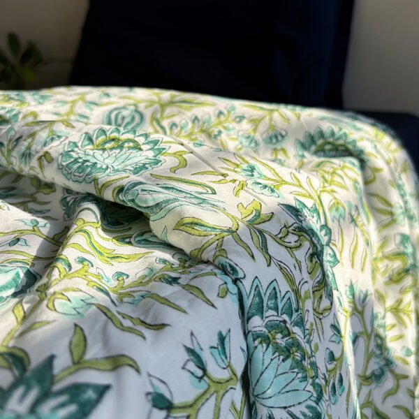 Bageecha Handblock Reversible Dohar - Image 3